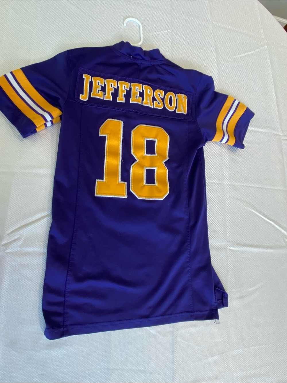 Justin Jefferson Minnesota Vikings kids, Prince purple pride jersey # 18